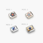 Charm Acero Inoxidable Nomination Estrellas