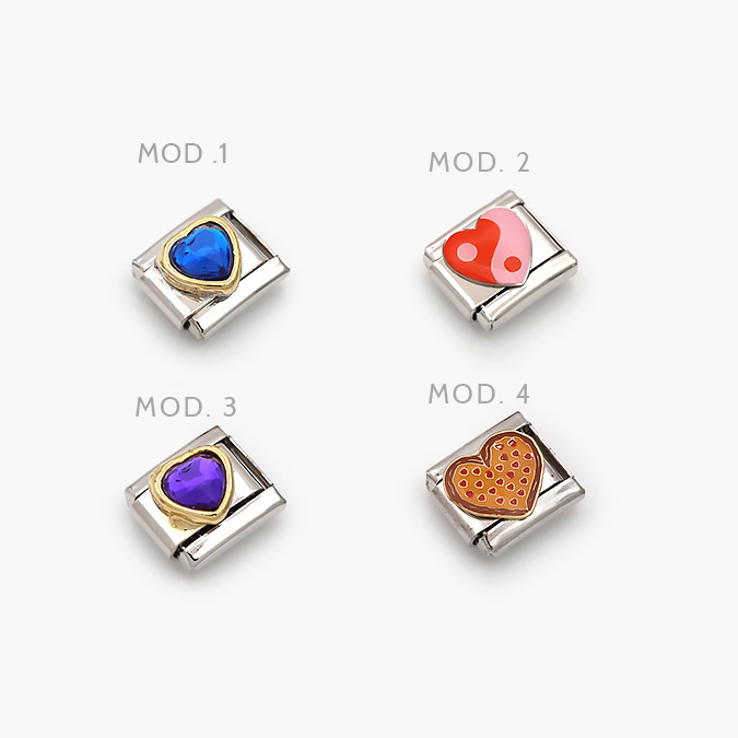 nom16 Charm Acero Inoxidable Nomination Corazones - Image 1