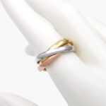 Anillo Triple Florentino en Acero Inoxidable 0418