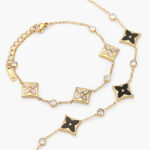 Pulsos Acero Inoxidable Flor Esmalte 573