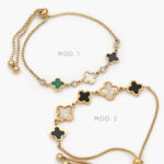 Pulsos Ajustable Acero Inoxidable Flores 587