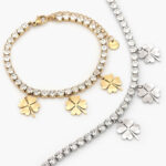 Pulsos Acero Inoxidable Trébol Zirconia 594