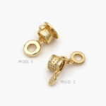 Colgante Taza Café Chapa de Oro 27