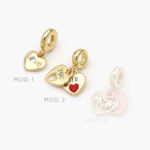 Colgante Corazón Chapa de Oro 21