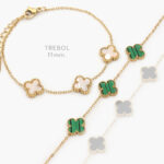 Pulsos Acero Inoxidable Flores Esmalte 585