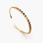 Brazalete Estrellas Chapa de Oro 0206