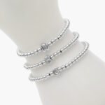 Pulso Elástico Chapa de Rodio Iniciales