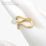 Anillo Chunky Chapa de oro 1061