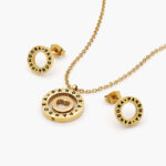 Juego Acero Inoxidable Corazón 0084