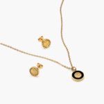 Juego Acero Inoxidable Madre Perla/Esmalte 0173 - Oro