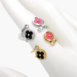 Anillo Flores Acero Inoxidable 424