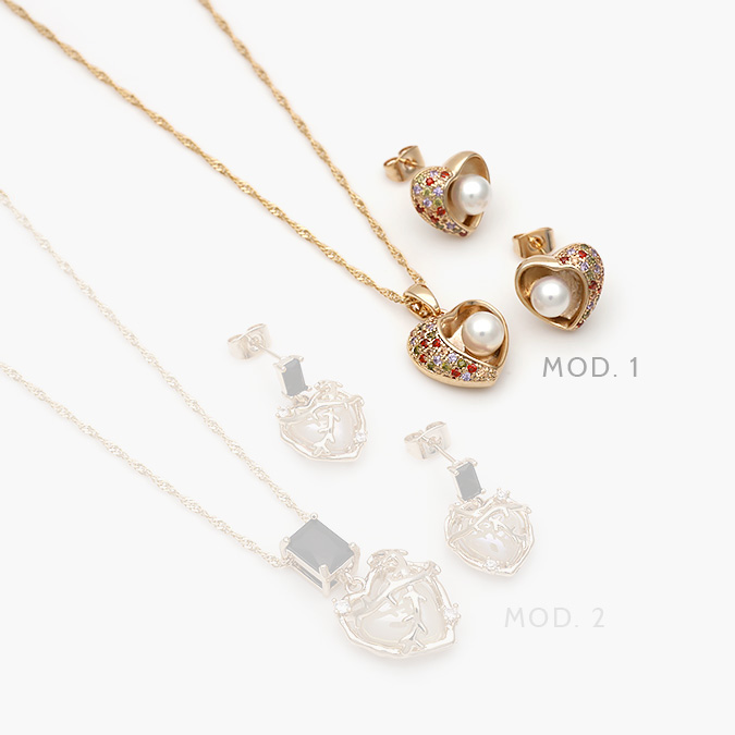 marcate194 Juego Chapa de Oro Corazón Perla Grupo 22 - Image 1