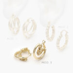 Arracadas Chapa de Oro 843