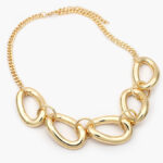 Collar Chunky Chapa de Oro 446-1