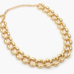 Collar Chunky Chapa de Oro 448-1