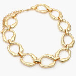Collar Chunky Chapa de Oro 451-1