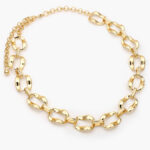 Collar Chunky Chapa de Oro 451-2