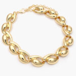 Collar Chunky Chapa de Oro 454-1