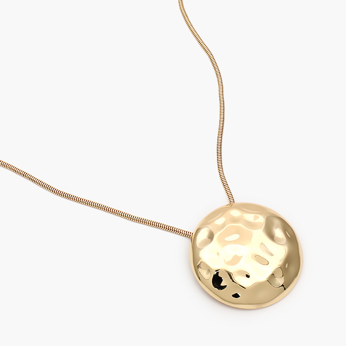 CD0462-2 Collar Chunky Chapa de Oro 462-2 - Image 1