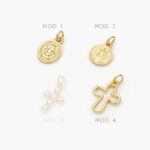 Mini Dije Religioso Chapa de Oro