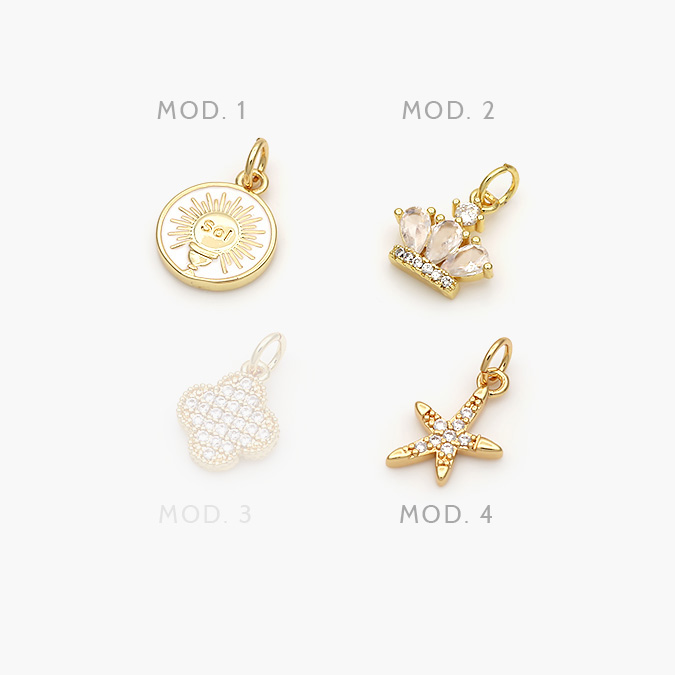 CF59-Grupo-3 Mini Dije Naturaleza Chapa de Oro - Image 1