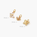 Mini Dije Esmalte Chapa de Oro