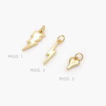 Mini Dije Rayo Chapa de Oro