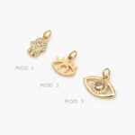 Mini Dije Turco Chapa de Oro