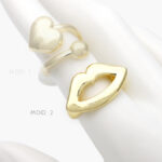 Anillo Chunky Chapa de Oro 1095 - Modelo 1