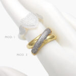 Anillo Zirconia Chapa de Oro 1119