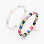 Brazalete Elástico Chapa de Oro Colores 0528 - Modelo 1