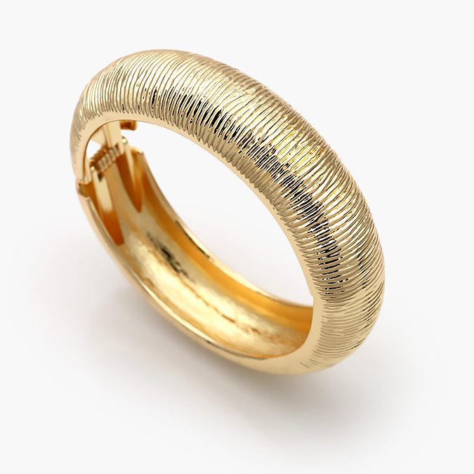 CTP0551 Brazalete Chunky Chapa de Oro 551 - Image 1