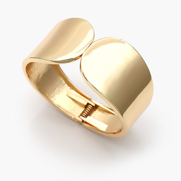 Brazalete Chunky Chapa de Oro 555 - Image 1
