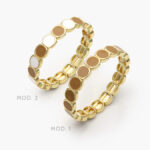 Brazalete Elástico Color Chapa de Oro 565