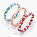 Brazalete Elástico Color Chapa de Oro 572