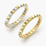 Brazalete Elástico Chapa de Oro 576