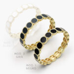 Brazalete Elástico Chapa de Oro 0563