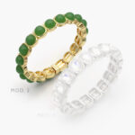 Brazalete Elástico Chapa de Oro 581