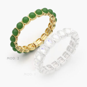 Brazalete Elástico Chapa de Oro 581