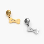 Colgante Hueso Love Acero Inoxidable 634
