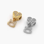 Dije Gato Alas Acero Inoxidable 652