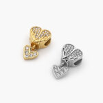 Dije Corazón Alas Acero Inoxidable 653