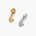 Colgante Corazón Corona Acero Inoxidable 684