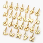 Dije Inicial Chapa de Oro 43