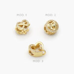 Dije Corazón Chapa de Oro 47