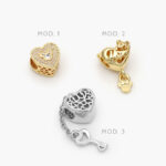 Dije Corazón Chapa de Oro 49