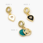 Dije Corazón MOM Chapa de Oro 52