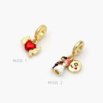 Dije Corazón Chapa de Oro 57