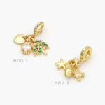 Dije Figuras Chapa de Oro 65