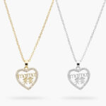 Collar Chapa de Oro Mamá Niños 467